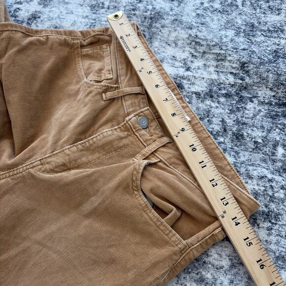 Levis 725 High Rise Bootcut Pants Womens 27 Tan Corduroy Stretch 5-Pocket Khaki - Picture 7 of 11
